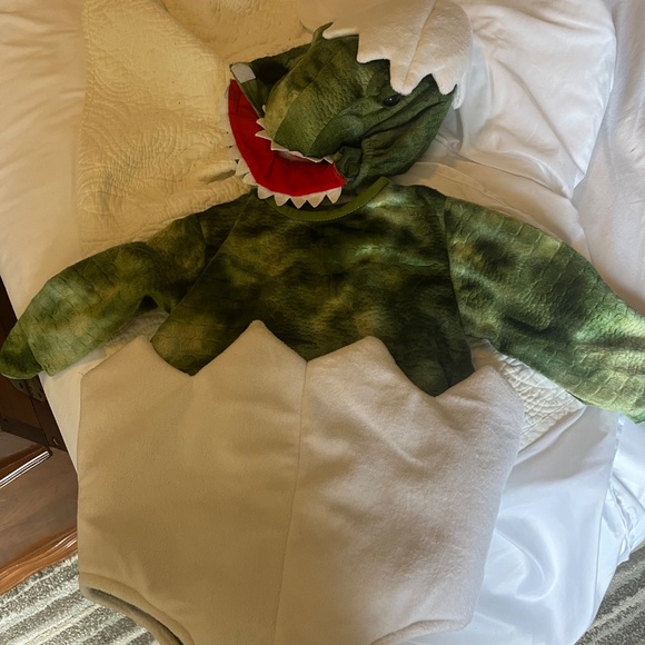 Pottery Barn Kids dinosaur egg costume 6-12m - Picture 3 of 3
